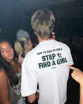 HOW TO TALK TO GIRLS box tee, worn