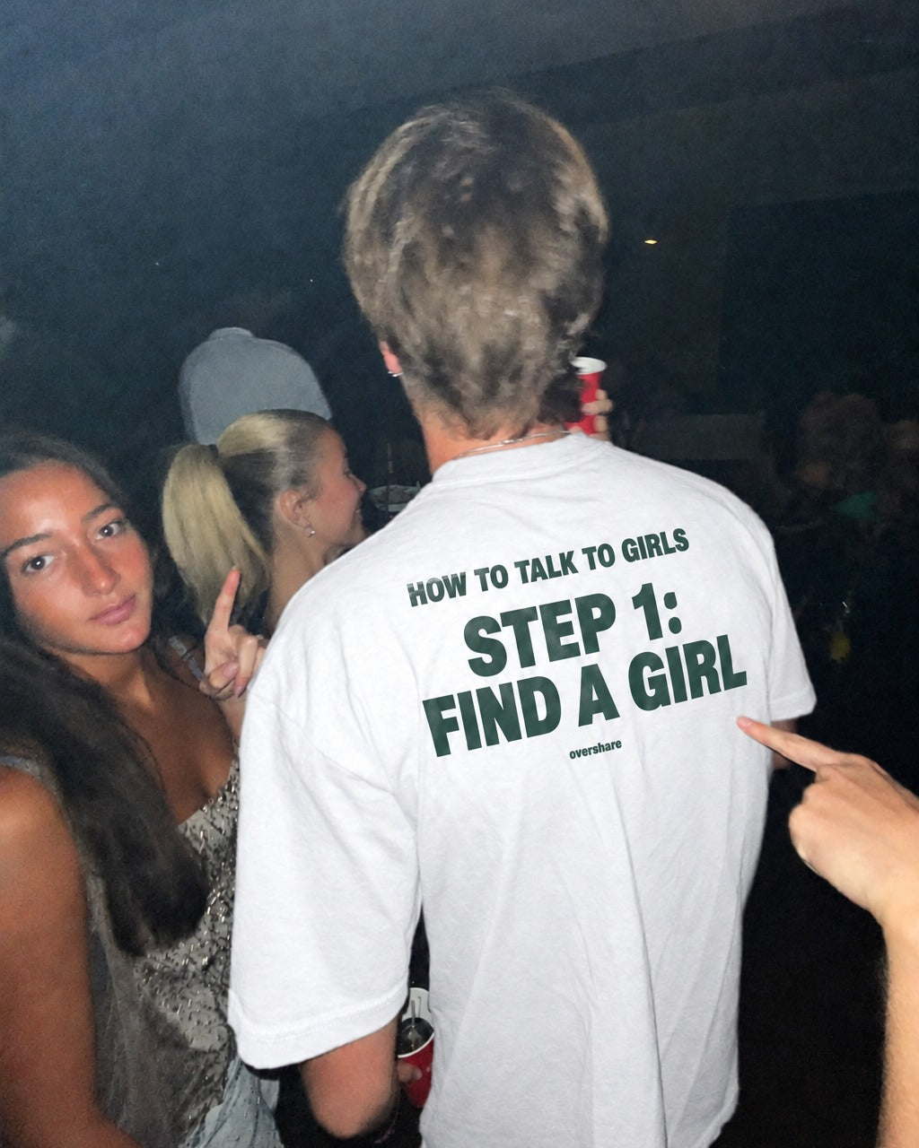HOW TO TALK TO GIRLS box tee, worn